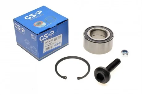 Подшипник ступицы (передней/задней) VW Sharan 95-10/Ford Galaxy 95-05 (43x80x38)(к-кт) UA63 GSP GK3449