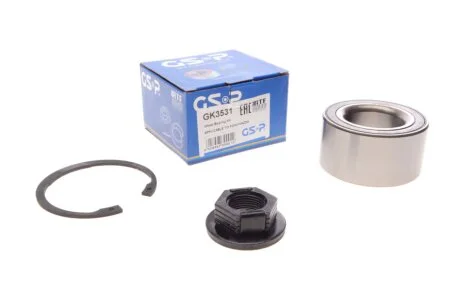 Подшипник ступицы (передней) Ford Fiesta -08 (+ABS) (39x72.04x37) UA63 GSP GK3531