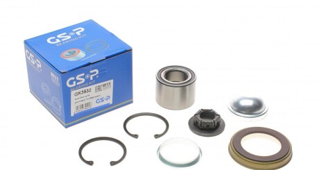 Підшипник маточини (задньої) Ford Fiesta 01- (29x53.02x37) (+ABS) UA63 GSP GK3532