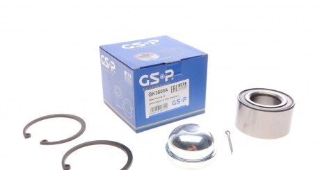 Підшипник маточини (передньої) Opel Corsa C 1.2-1.7 00-/Combo 1.2-1.7 01-/Meriva 1.6-1.8 00-1 (opt-om) GSP GK3600A