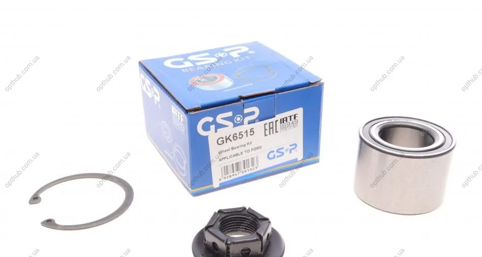 Підшипник маточини (задньої) Ford Focus 99-04/Fiesta 01-10 (29x53x37) UA63 GSP GK6515 (фото 1)