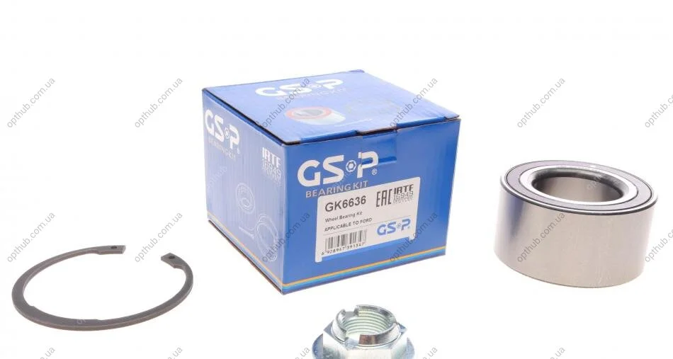 Підшипник маточини (передньої) Ford Kuga 2.0-2.5 08-12 (45x82x42)(к-кт) (opt-om) GSP GK6636 (фото 1)