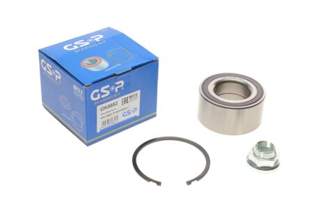 Підшипник маточини (передньої) Renault Megane III/Fluence 08- (42x80x39) (+ABS) UA63 GSP GK6682