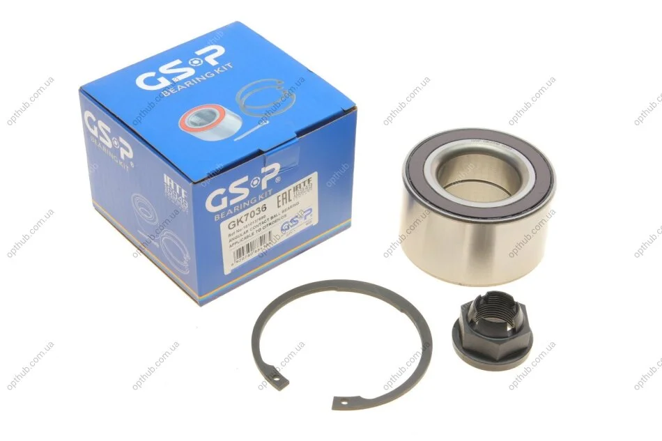 Подшипник ступицы (передней) Citroen C4 Picasso/Peugeot 308 II (42x80x44) (+ABS) UA63 GSP GK7036 (фото 1)