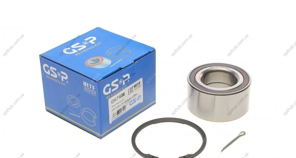 Підшипник маточини (передньої) Peugeot 4007/4008/Mitsubishi ASX/Outlander (43x80x40) (+ABS) UA63 GSP GK7408 (фото 1)