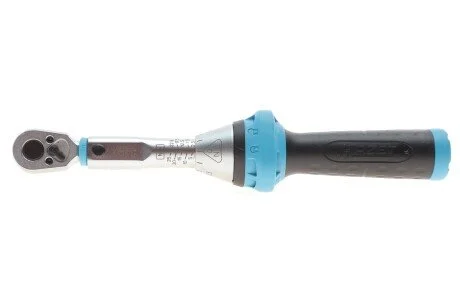 Ключ динамометричний / тріскачка 1/4", діапазон моментів: 2,5-25 нм, розмір: 6,3 мм, довжина: 23,4 см, реверсивний, квадрат HAZET 5108-3CT