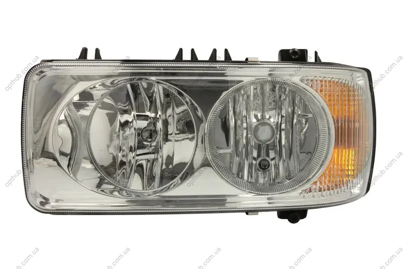 Фара лів (H1/H7/P21W/W5W, ручн, без мотора, колір відбивача: хром, колір повороту: помаранчевий) DAF 75 CF, 85 CF, CF 65, CF 75, CF 85, LF 45, LF 55, SB, XF 105, XF 95 01.74- HELLA 1EJ 247 046-031 (фото 1)