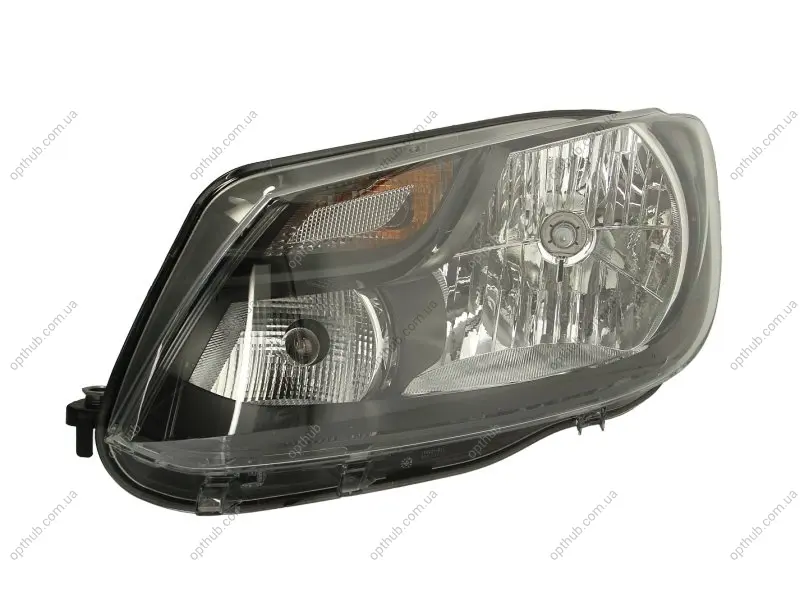 Фара основна, лів, Н4, VW CADDY III HELLA 1EL010551111 (фото 1)