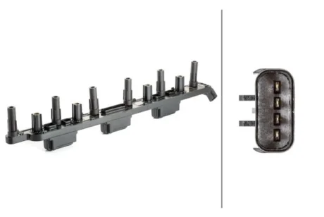 Котушка запалювання JEEP CHEROKEE, COMANCHE, GRAND CHEROKEE I, GRAND CHEROKEE II, WRANGLER I, WRANGLER II 4.0 10.87-04.07 HELLA 5DA 230 035-471