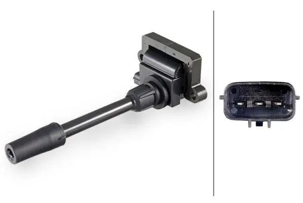 Котушка запалювання VOLVO V40 MITSUBISHI CARISMA, PAJERO III, PAJERO PININ I, SPACE STAR 1.8/2.0/3.5 07.95-06.07 HELLA 5DA 358 057-351 (фото 1)