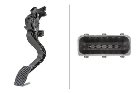Педаль газу FIAT DOBLO, DOBLO CARGO, FIORINO, QUBO 1.3D-2.0D 11.07- HELLA 6PV 010 175-731