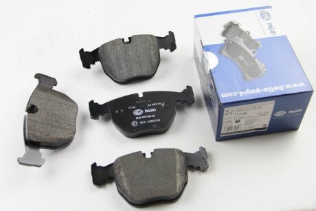 Колодки гальмівні дискові комплект передні HELLA 8DB355008281