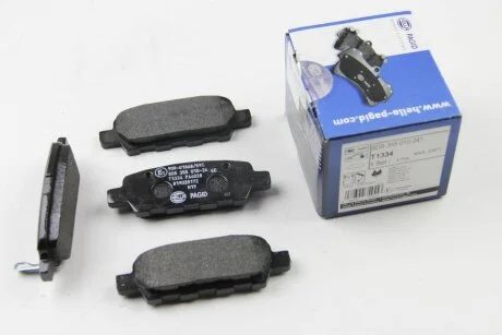 Колодки гальмівні дискові; задня вісь HELLA 8DB355010241
