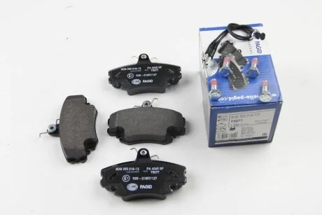 Колодки гальмівні дискові комплект передні HELLA 8DB355018131