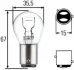 Лампа розжарювання, P21/4W 12V 21/4W (блістер 2шт) HELLA 8GD004772123 (фото 1)