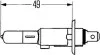 Лампа розжарювання STANDARD H1 12V 55W P14,5s HELLA 8GH002089131 (фото 2)