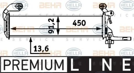 Радіатор охолоджування HELLA 8MK 376 712-661
