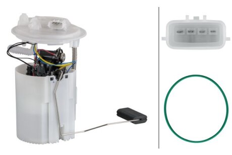 Насос паливний на FLUENCE / MEGANE III, з прокладкою HELLA 8TF358106871