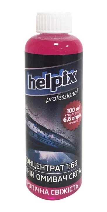 Омыватель стекла летний Тропик, концентрат 1:60 100мл Helpix 4823075802845 (фото 1)