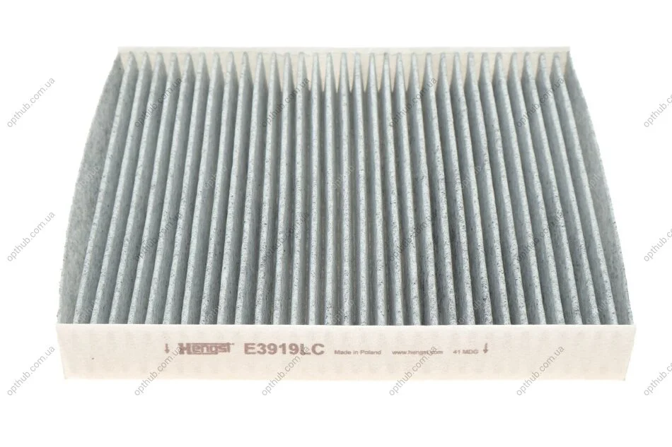 Фільтр салону VAG вугільний (вир-во HENGST) HENGST FILTER E3919LC (фото 1)