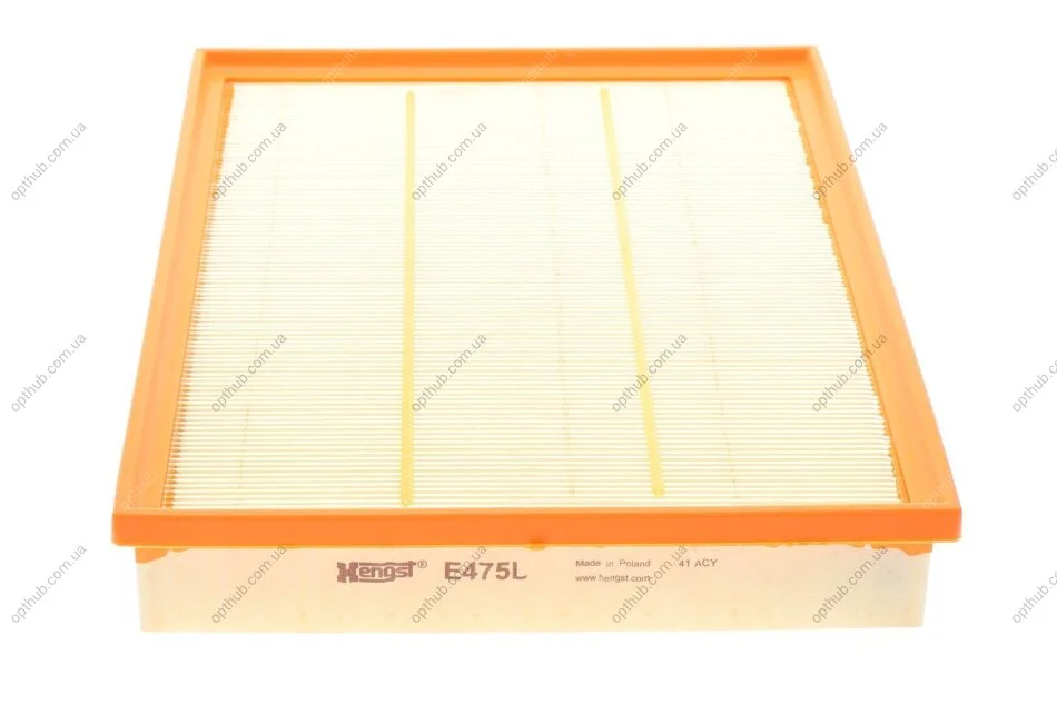 Фільтр повітряний OPEL (вир-во Hengst) HENGST FILTER E475L (фото 1)