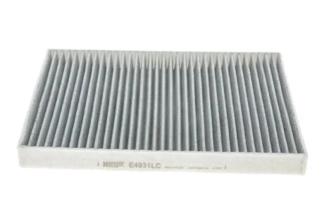 Фільтр салону AUDI A4, Q5 II 15- вугільний (вир-во HENGST) HENGST FILTER E4931LC
