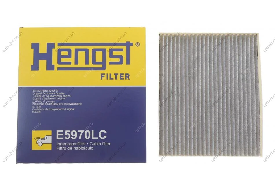 Сменный фильтрующий элемент воздушного фильтра салона HENGST FILTER E5970LC (фото 1)