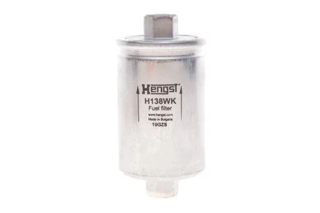Фільтр паливний ВАЗ 2107, 08, 09, 99, 11, 12, 21 (інж.) (вир-во HENGST) HENGST FILTER H138WK