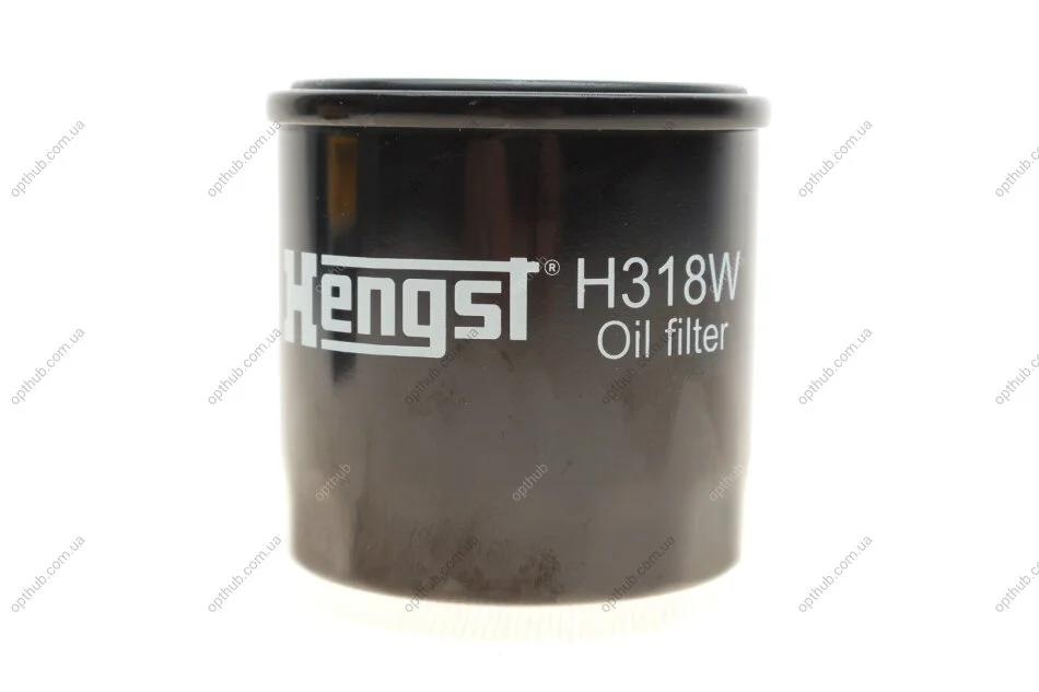 Фильтр масляный двигателя CHEVROLET AVEO 1.2 08-, RAVON 1.5 15- (пр-во HENGST) HENGST FILTER H318W (фото 1)