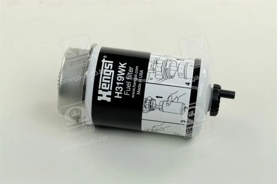 Фільтр паливний FORD TRANSIT 2.0-2.4 DI 00-06 (вир-во HENGST) HENGST FILTER H319WK (фото 1)