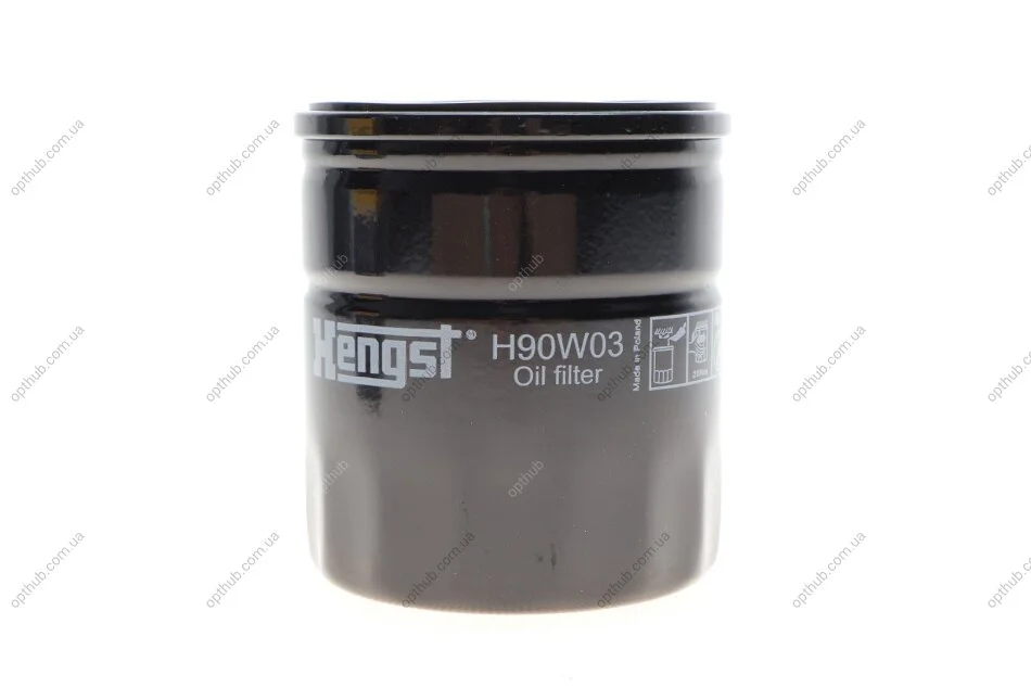 Фільтр мастильний двигуна LANOS, AVEO, LACETTI, NUBIRA, NEXIA (вир-во Hengst) HENGST FILTER H90W03 (фото 1)