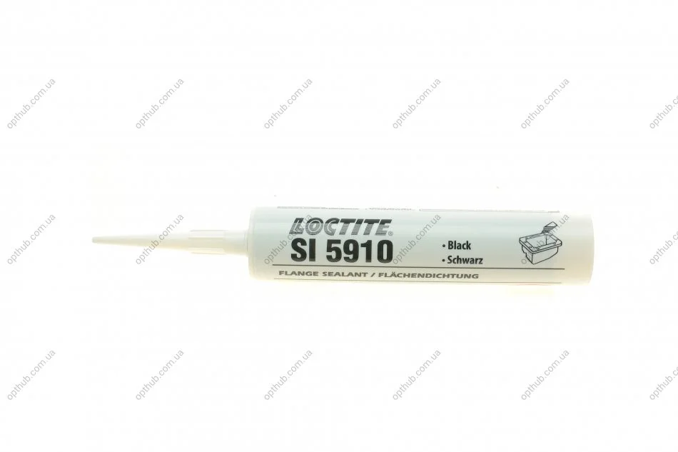 Герметик Loctite SI 5910 силікон нейтральний, маслостійкий, чорний 300мл C.I.U Henkel 2061753 (фото 1)