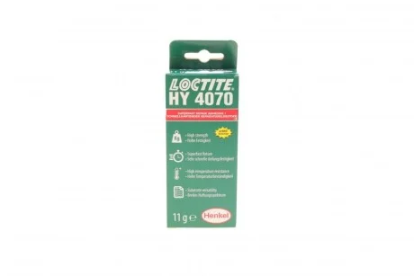LOCTITE HY 4070, 11G Клей двохкомпонентний гибридний (10:1/висок. вязк./4 насадки) HENKEL (opt-om) Henkel 2237457