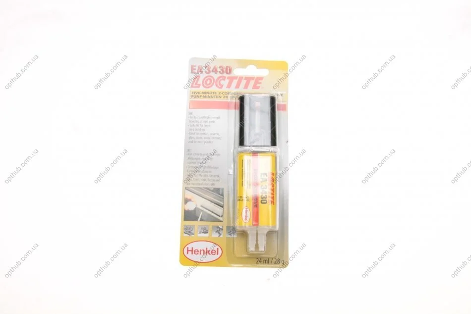 LOCTITE EA 3430, 24ML Клей двокомпонентний універсальний HENKEL (opt-om) Henkel 242865 (фото 1)