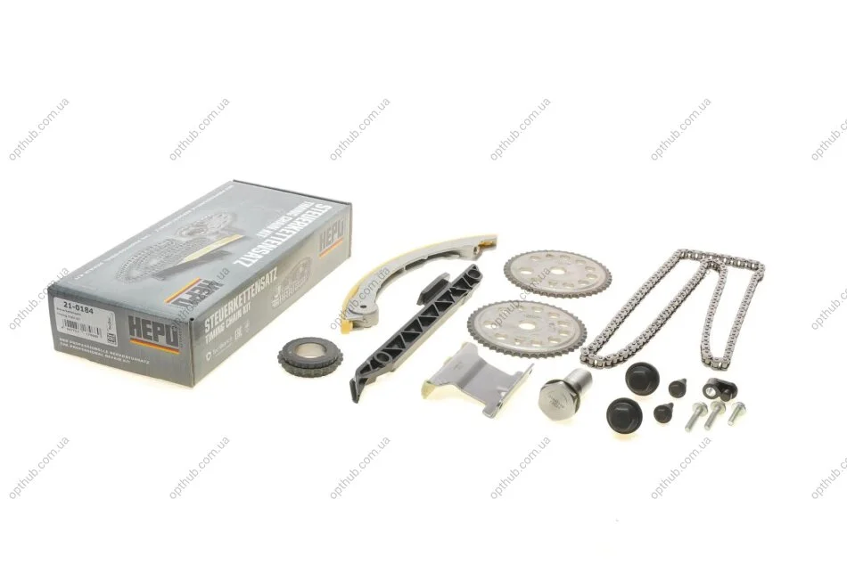 Комплект ланцюга ГРМ Opel Vectra B/C/Astra G 2.0-2.2.2 01- (ланцюг, натяжник, шестерня) UA63 HEPU 21-0184 (фото 1)