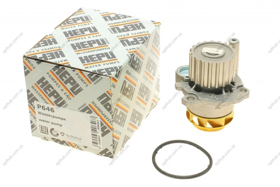 Помпа води VW Polo/Skoda Fabia 1.9SDI 00-09 UA63 HEPU P646 (фото 1)