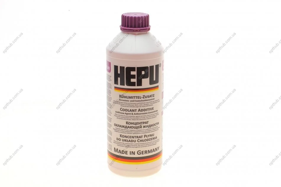 Антифриз G12+ VIOLET-PURPLE концентрат (Каністра 1,5л) HEPU P999-G12Plus (фото 1)