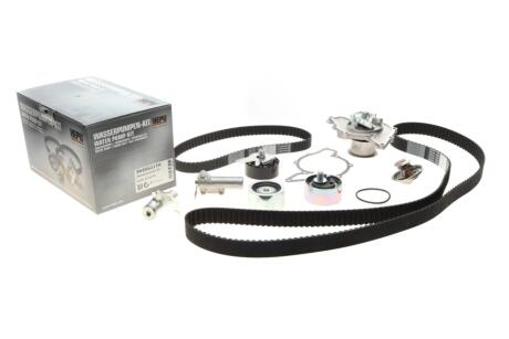Комплект ременя ГРМ з помпою води HEPU PK05621TH