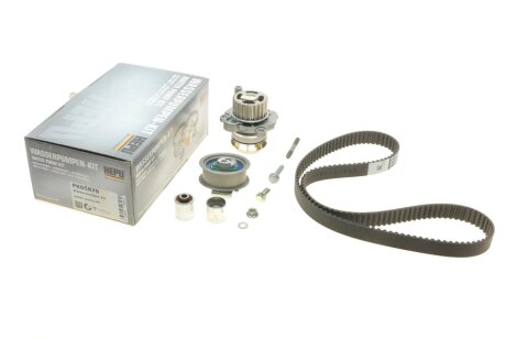 Комплект ременя ГРМ з помпою води HEPU PK05870