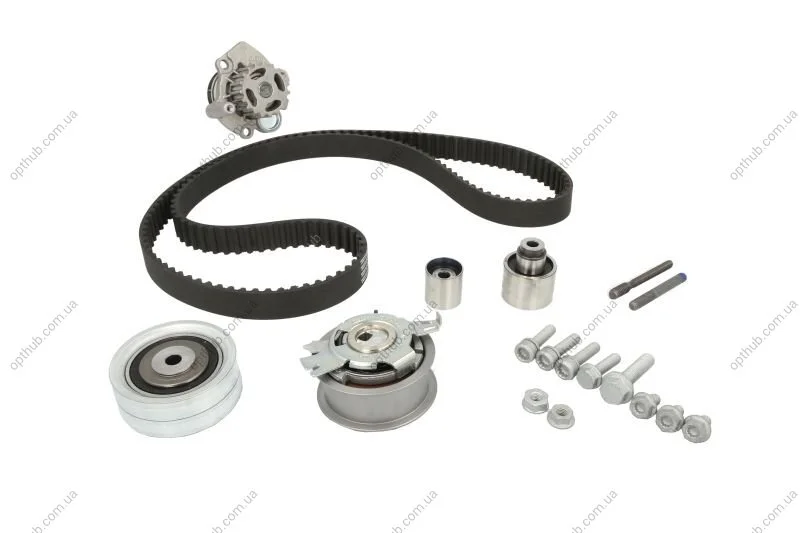 Комплект ГРМ + помпа VW T5/ Caddy/Crafter 1.6TDI-2.0TDI 09- (внутрішня помпа P662) UA63 HEPU PK06621 (фото 1)