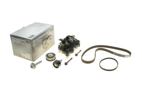 Комплект ременя ГРМ з помпою води HEPU PK06870