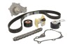 Комплект ГРМ + помпа Citroen Berlingo/Jumpy 1.6HDi 10- (141x25.4) (+ ланцюг і натяжник маслонас UA63 HEPU PK08031XT (фото 2)
