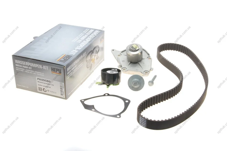 Комплект ГРМ + помпа Renault Kangoo 1.5dCi 01- (z=123) UA63 HEPU PK09580 (фото 1)