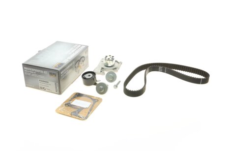 Комплект ременя ГРМ з помпою води HEPU PK09650