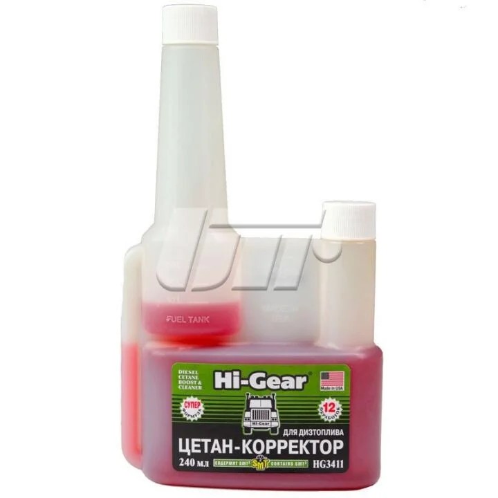 Цетан-корректор для дизельного топлива, с SMT2 HI-GEAR HG3411 (фото 1)