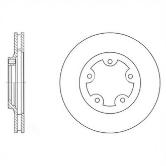 Гальмівний диск Hi-Q (SANGSIN) SD1029