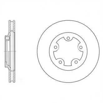 Гальмівний диск Hi-Q (SANGSIN) SD1029