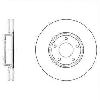 Диск гальмівний HYUNDAI ix35 - 2.0, 2.4 передн. (SANGSIN) Hi-Q (SANGSIN) SD1069