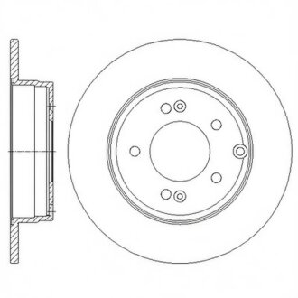 Тормозной диск Hi-Q (SANGSIN) SD1099