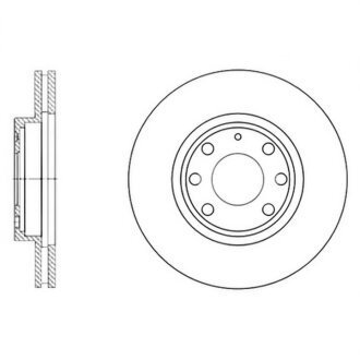 Диск гальмівний DAEWOO NUBIRA -03 передн. (SANGSIN) Hi-Q (SANGSIN) SD3012